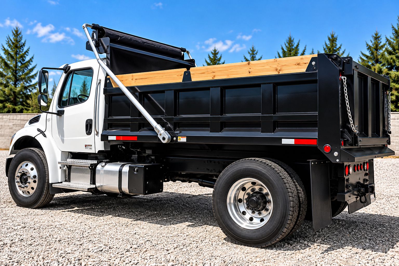 2027 Freightliner M2 dump truck for rent from PayLess Equipment Rental LLC